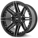 Rough Country 88 Series Black Milled Wheel