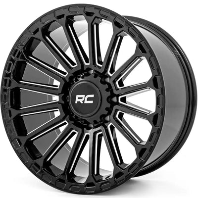 Rough Country 97 Series Black Milled Wheel
