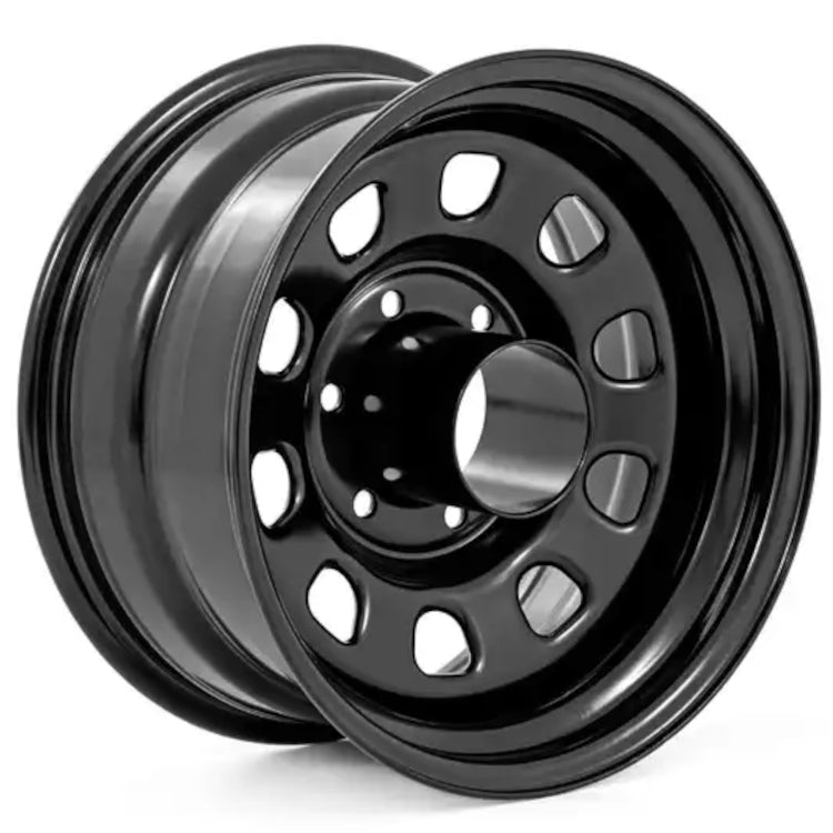 Rough Country Steel Wheel Gloss Black Wheel