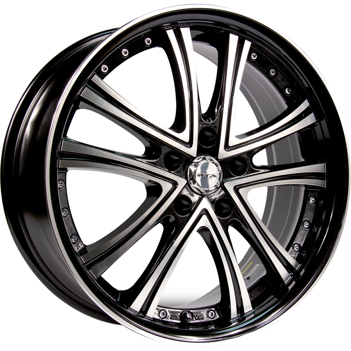 RTX Allure Black Machined Wheel