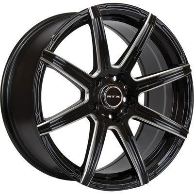 RTX Compass Black Machined Wheel