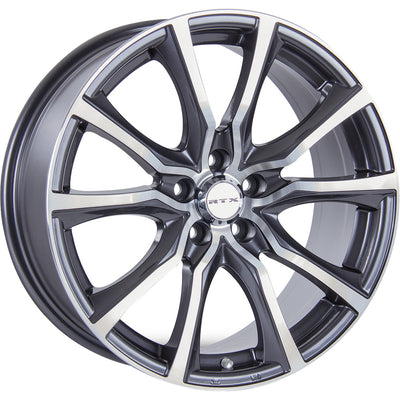 RTX Contour Gunmetal Machined Wheel