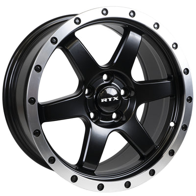 RTX Dakar Black Machined Wheel