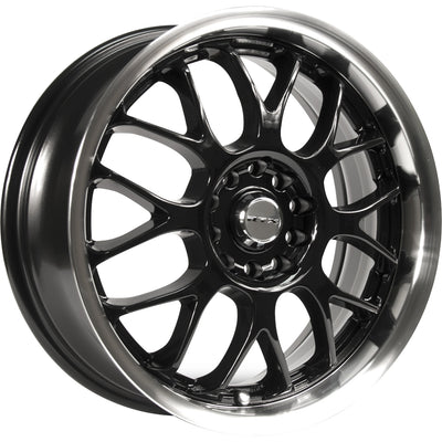 RTX Euro Black Machined Wheel