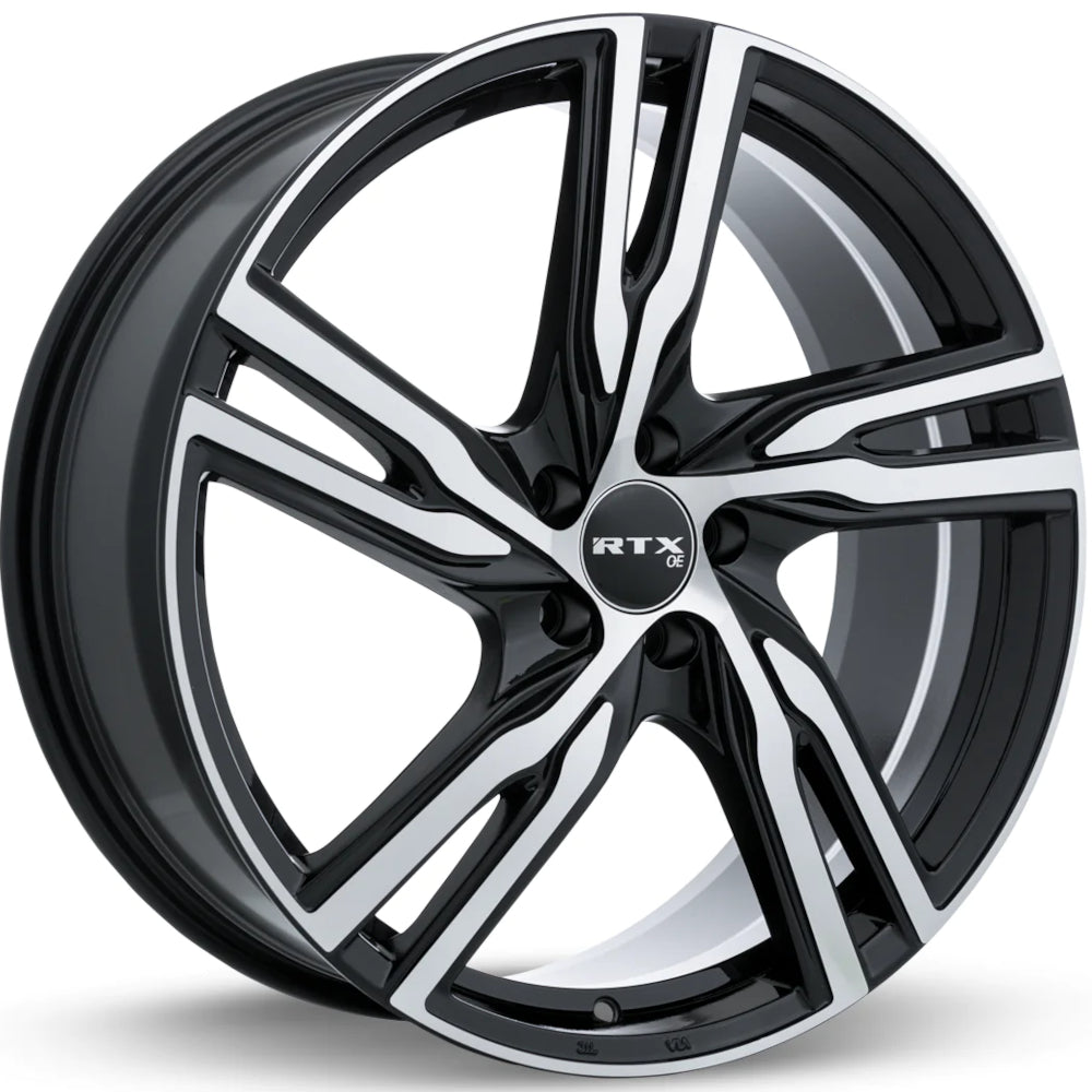 RTX OE Replica Gothenburg Black Machined Wheel