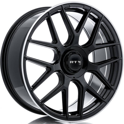 RTX OE Replica Leonburg Black Machined Wheel