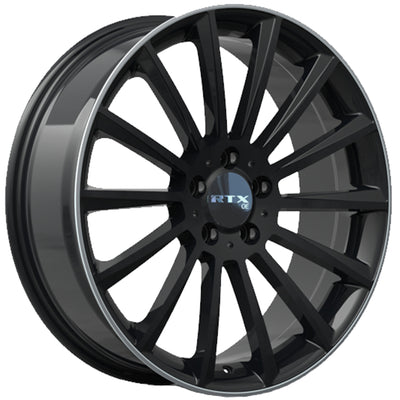 RTX OE Replica MB-02 Black Machined Wheel