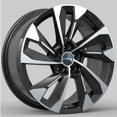 RTX OE Replica MZ03 Black Machined wheel