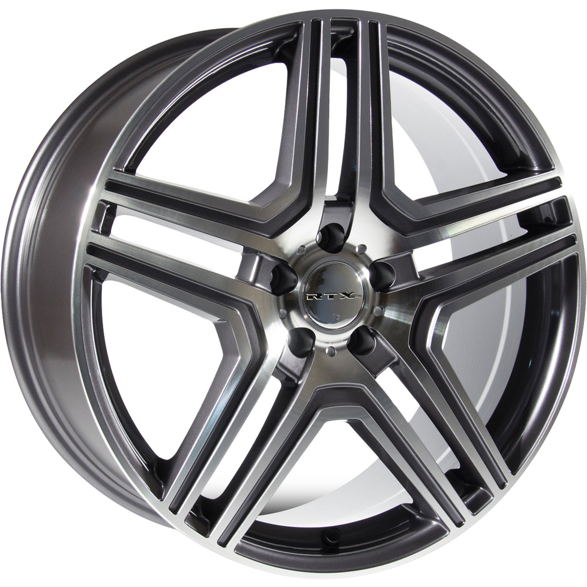 RTX OE Replica Rhine Gunmetal Machined Wheel
