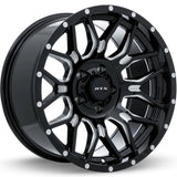 RTX Offroad Claw Black Milled Wheel
