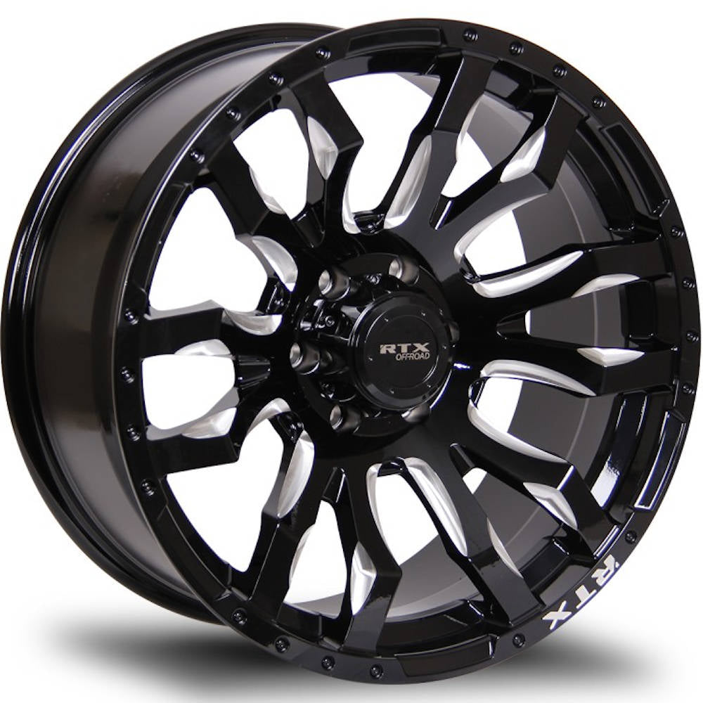 RTX Offroad Patton Black Milled Wheel