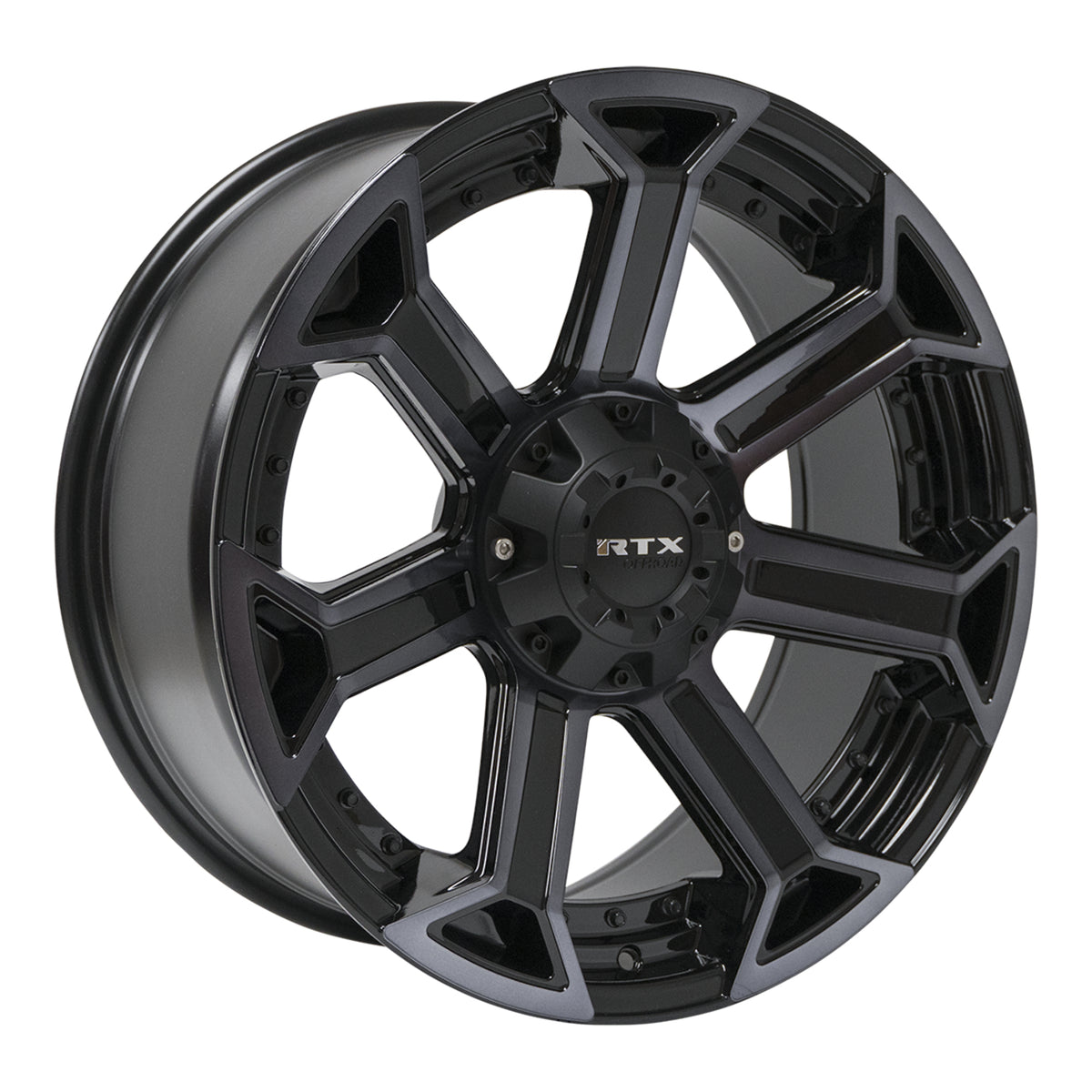 RTX Offroad Peak Black Machined Wheel