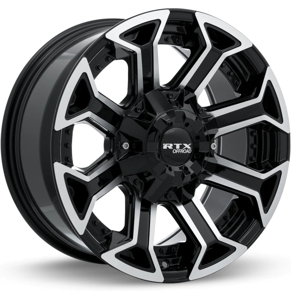 RTX Offroad Peak Black Machined Wheel