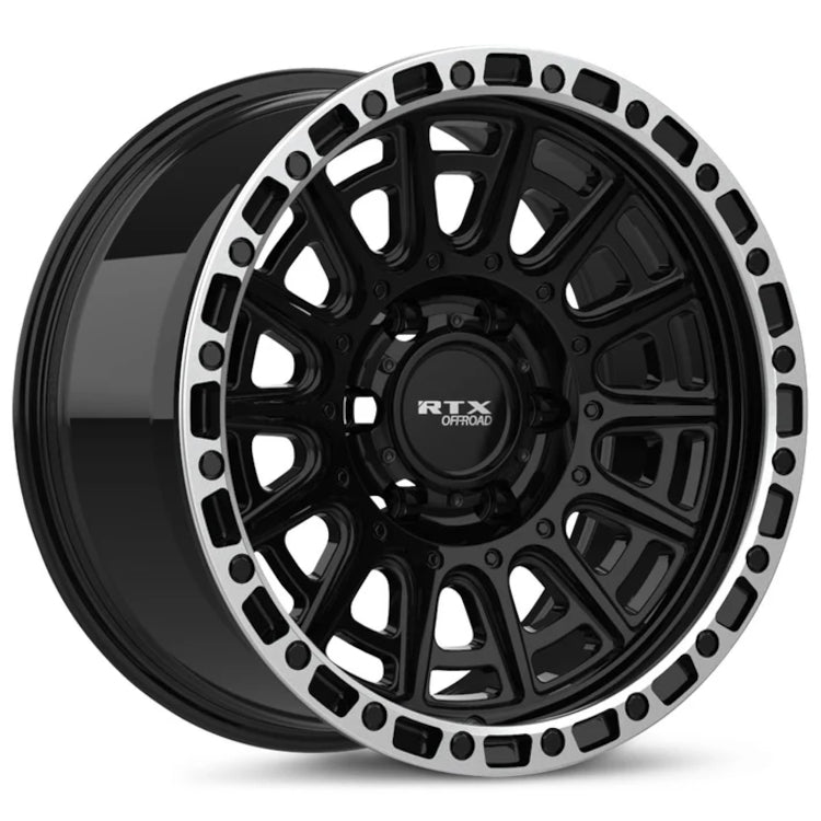 RTX Offroad Striker Black Machined Wheel