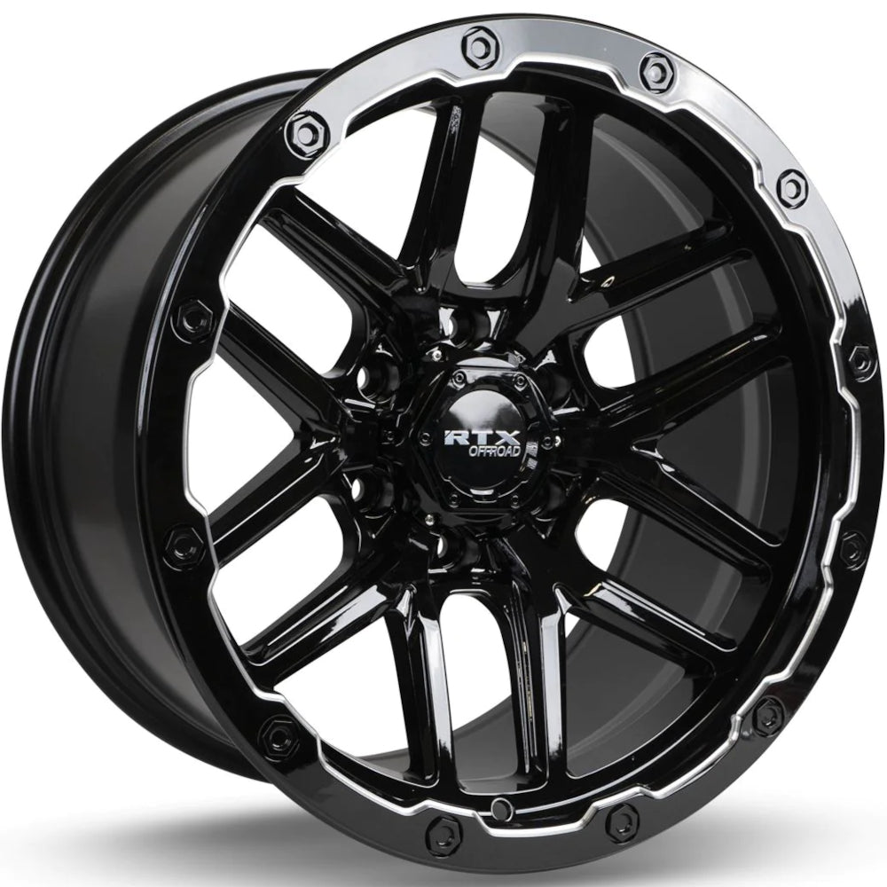 RTX Offroad Volcano Black Milled Wheel