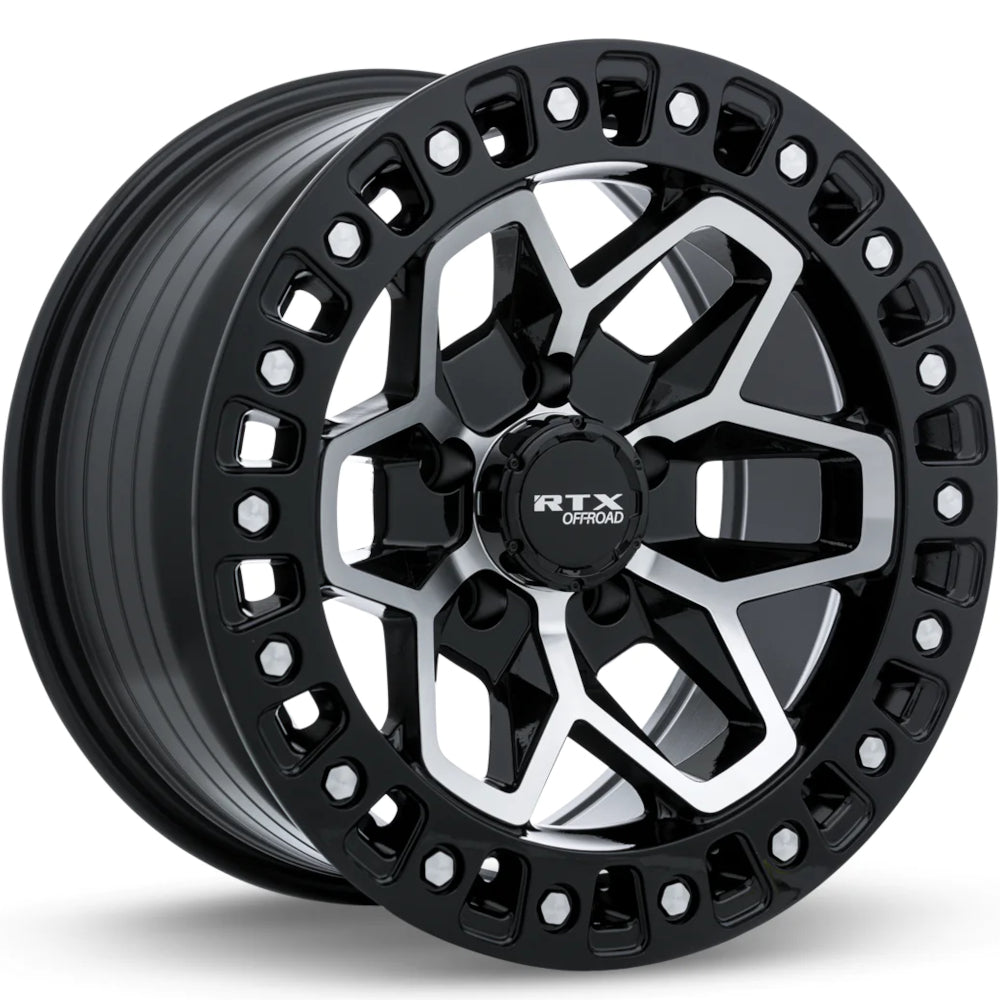 RTX Offroad Zion Black Machined Wheel