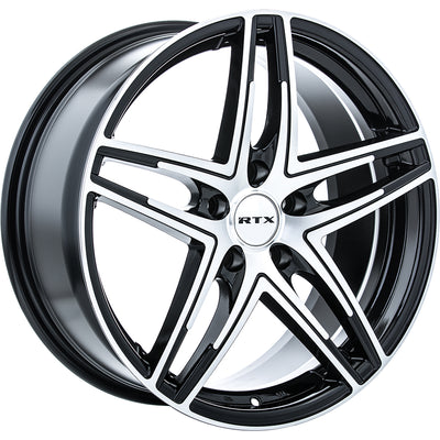 RTX Parallel Black Machined Wheel