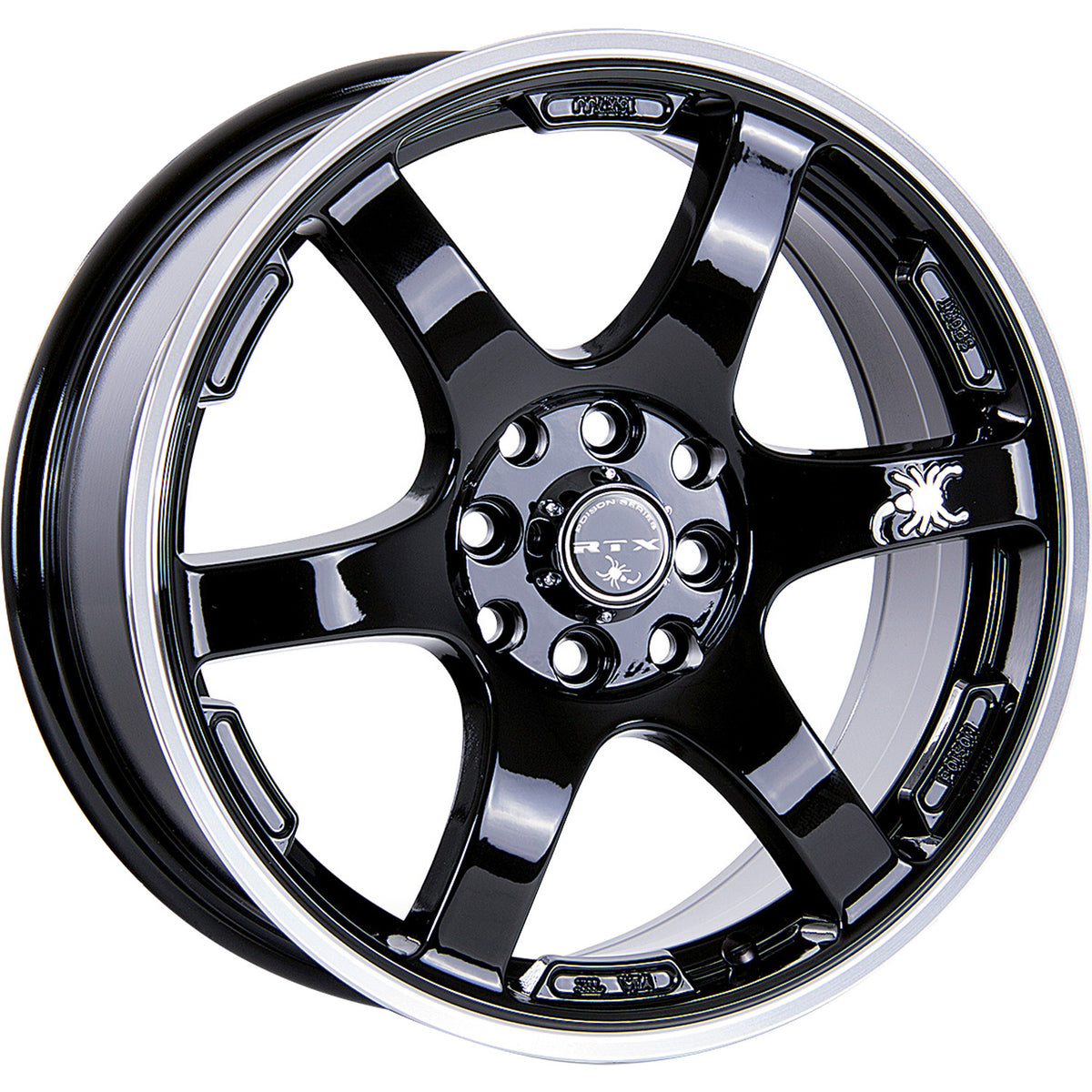 RTX Scorpion Black Machined Wheel