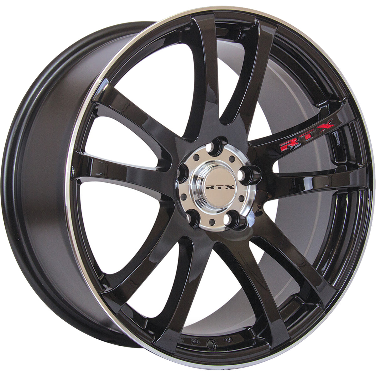 RTX Twin Black Machined Wheel