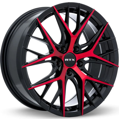 RTX Valkyrie Black Red Machined Wheel