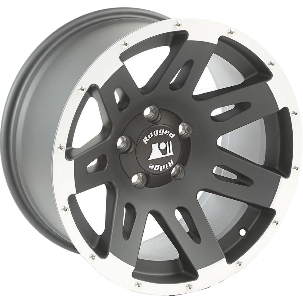 Rugged Ridge XHD Black Machined Wheel