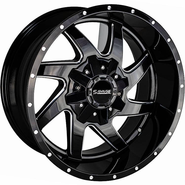 Savage Offroad SA02 Black Milled Wheel