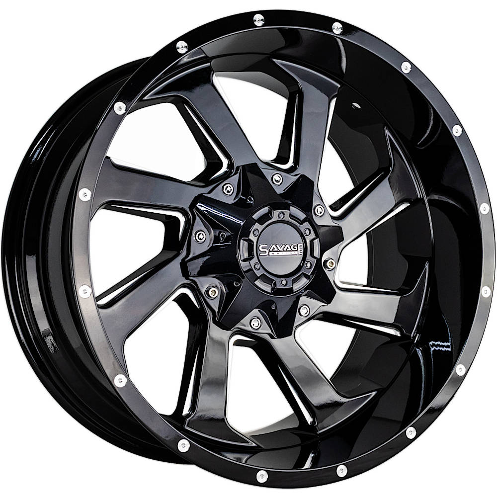 Savage Offroad SA18 Black Milled Wheel
