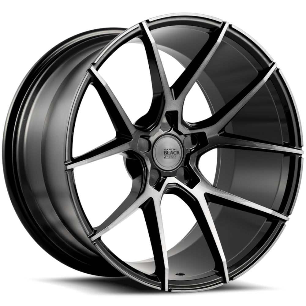 Savini BM14 Black Machined Wheel