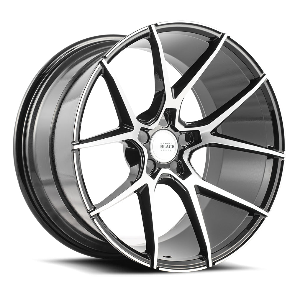 Savini BM14 Black Machined Wheel