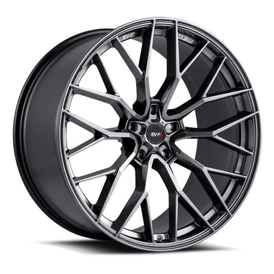 Savini SV-F2 22x12 +33mm Gloss Graphite Gray