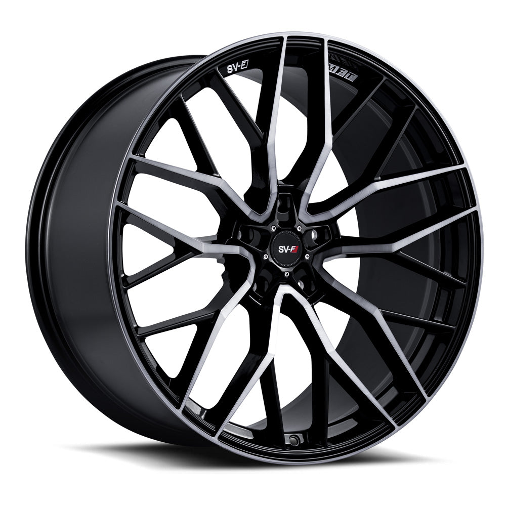Savini SV-F2 Black Machined Wheel