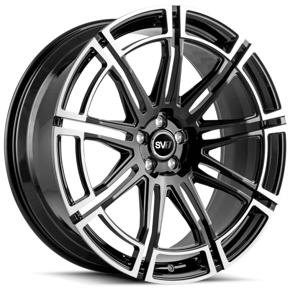 Savini SV1-X3 Black Brushed wheel