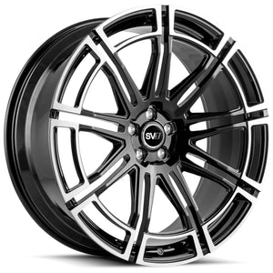 Savini SV1-X3 Black Brushed wheel
