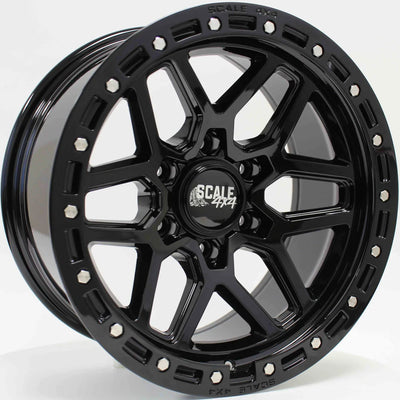 Scale 4x4 S02 Black Wheel