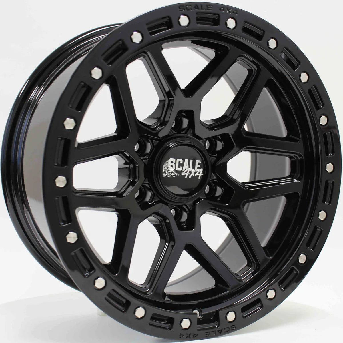 Scale 4x4 S02 Black Wheel