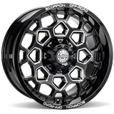 Scorpion Gauntlet Black Milled Wheel