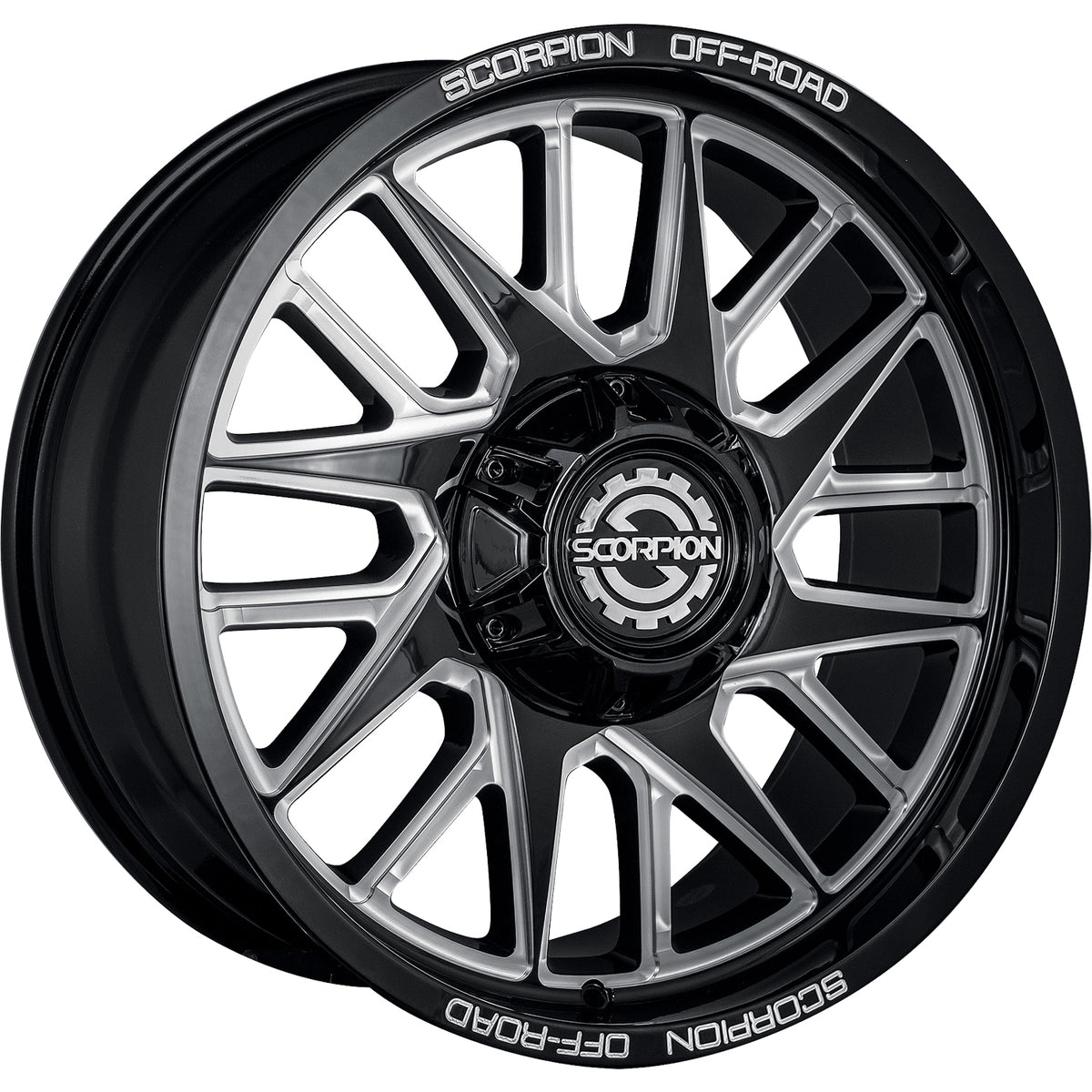 Scorpion Hammer Black Milled Wheel