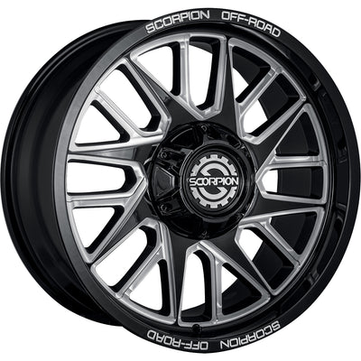 Scorpion Hammer Black Milled Wheel