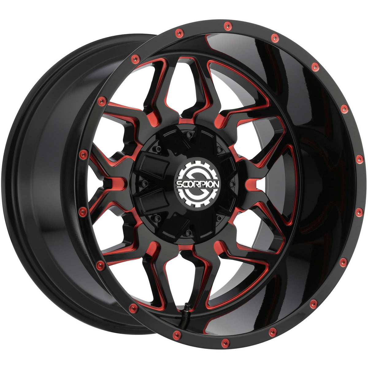 Scorpion SC16 Black Milled Wheel