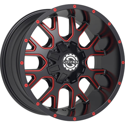 Scorpion SC19 Black Milled Wheel