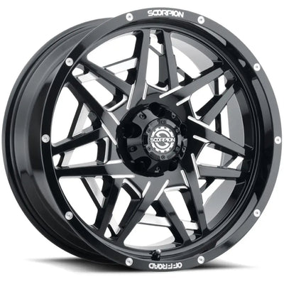 Scorpion SC32 Black Milled Wheel