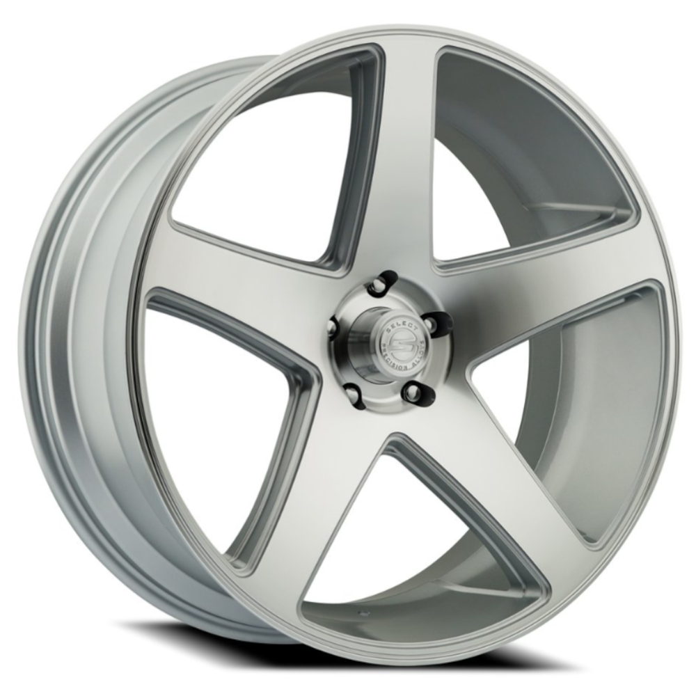 Select Spectrum Silver Machined Wheel