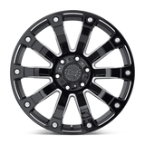 Black Rhino SELKIRK 20x10 -12mm Gloss Black Milled