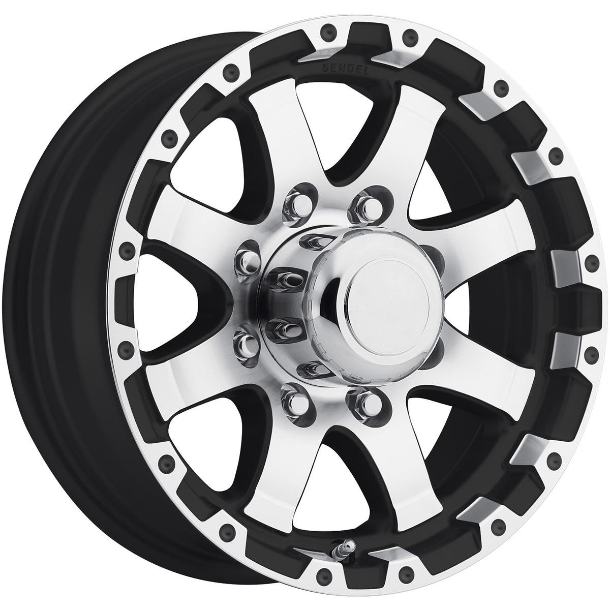 Sendel T08 Black Machined Wheel