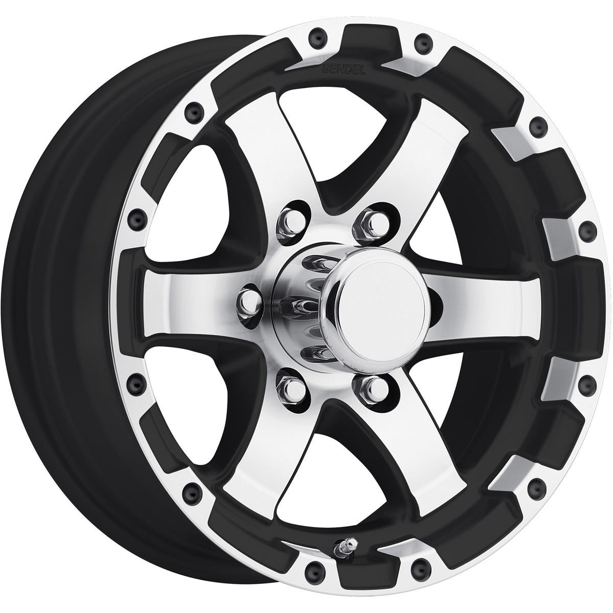 Sendel T08 Black Machined Wheel