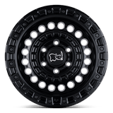 Black Rhino Hard Alloys Sentinel 20x9.5 +12mm Matte Black with Simulated Beadlock