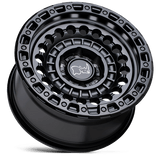 Black Rhino SENTINEL 17x8.5 -18 Matte Black   truck wheel
