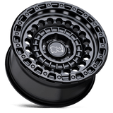 Black Rhino SENTINEL 17x8.5 0mm Matte Black