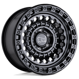 Black Rhino Hard Alloys Sentinel 20x9.5 +12mm Matte Black with Simulated Beadlock