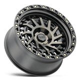Black Rhino SHREDDER 17x9 0mm Matte Black with Machined Dark Tint